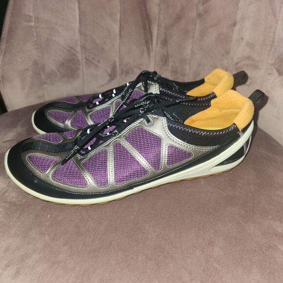 Ecco Biom Natural Motion Performance Shoes Size 40 Purple Gray Black - Picture 3 of 7